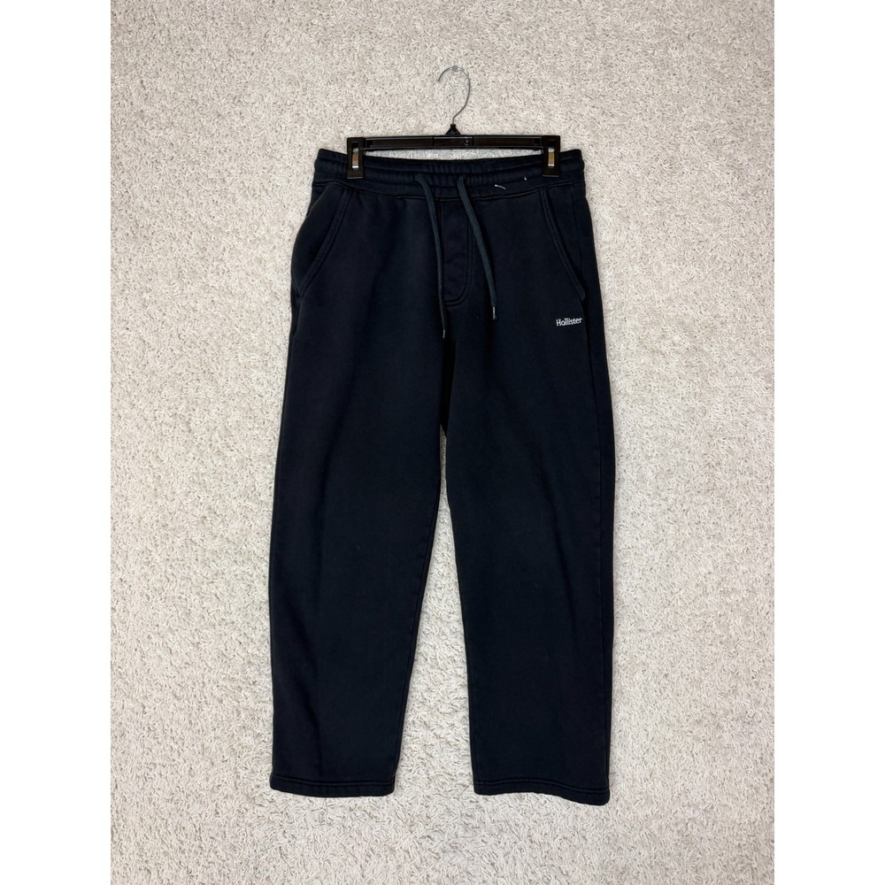 Hollister Mens Sweatpants Size Small Black Lounge Active Comfort Pockets